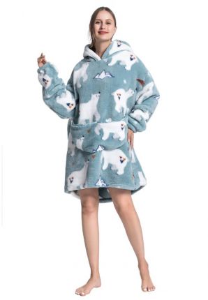 Fleece snuggie ijsberen